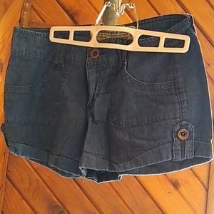 Blue Denim Dollhouse Military Shorts